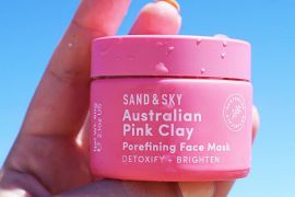 Review mặt nạ đất sét hồng Sand & Sky Porefining Face Mask