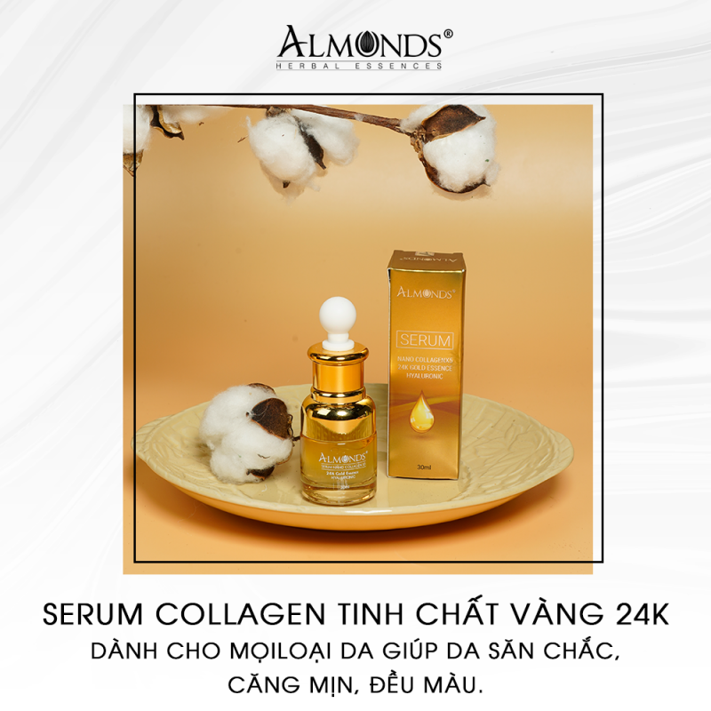 Serum Collagen tươi Almonds | Serum Nano Collagen X5 s0