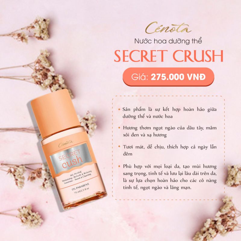 Dưỡng Thể Cenota Secret Sexy Crush s1