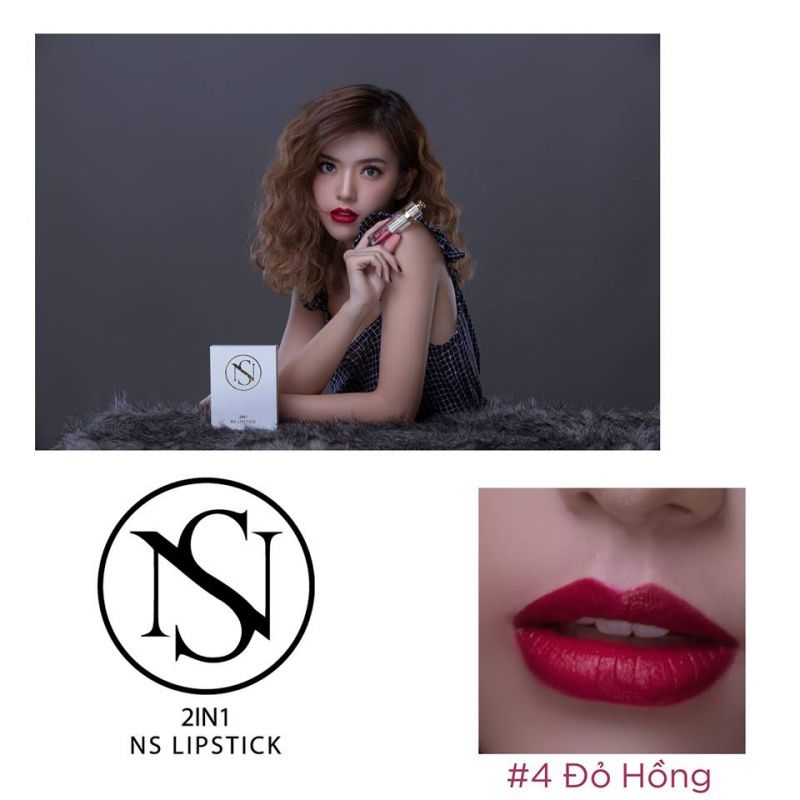 Son Môi NS Lipstick dòng son kem cao cấp giúp cho đôi môi mềm mại s3