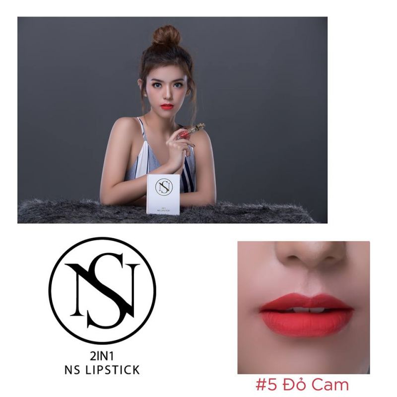 Son Môi NS Lipstick dòng son kem cao cấp giúp cho đôi môi mềm mại s4