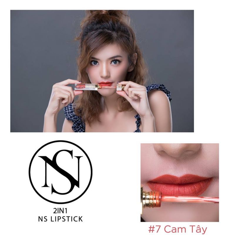 Son Môi NS Lipstick dòng son kem cao cấp giúp cho đôi môi mềm mại s6