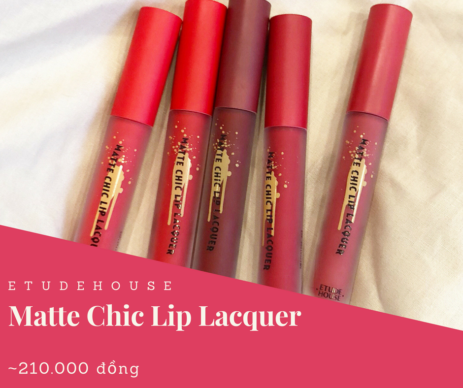 Etude House Matte Chic Lip Lacquer