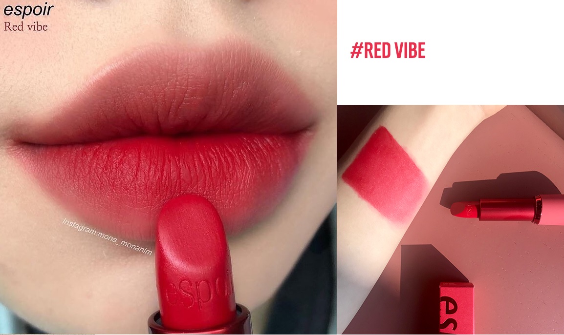 Son Espoir Lipstick No Wear Red Vibe Red Vibe
