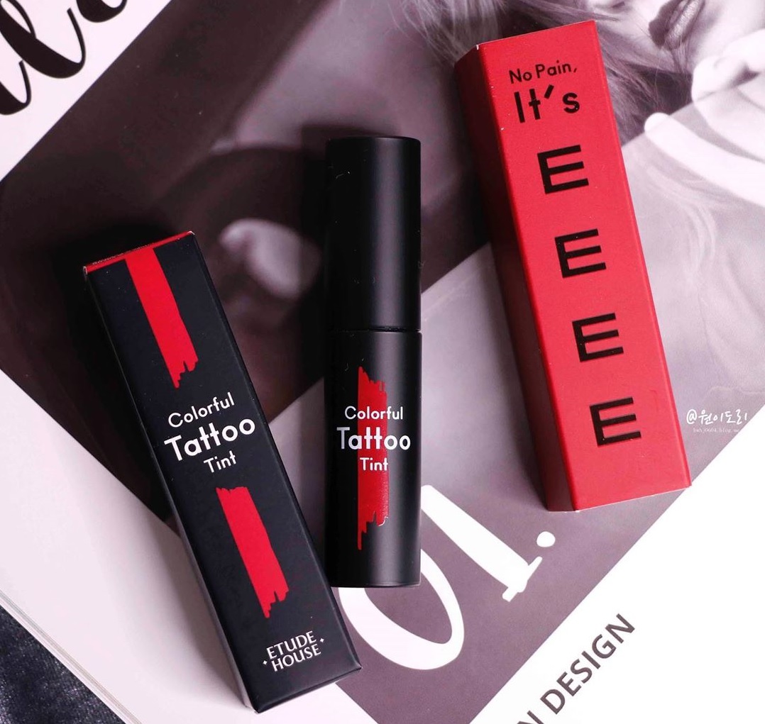 Son Etude House Colorful Tattoo Tint Chicly