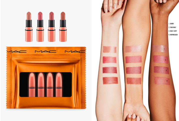 MAC Mini Lipsticks: Nudes / Shiny Pretty Things